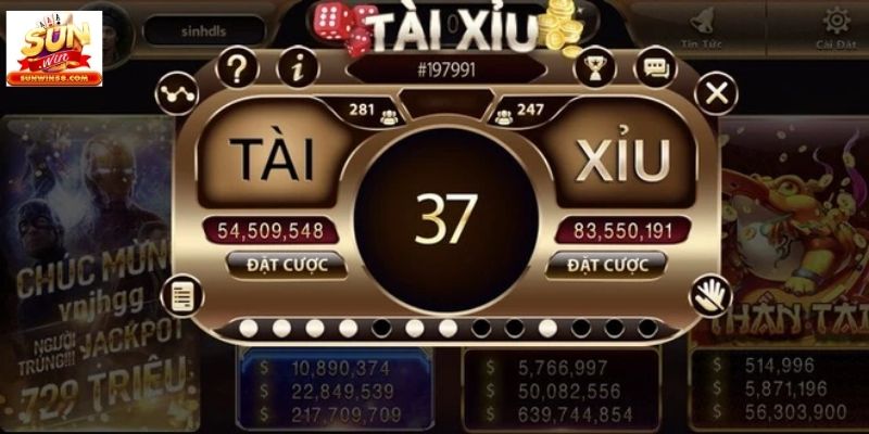 Trò chơi đánh game Tài Xỉu tại nhà cái Sunwin