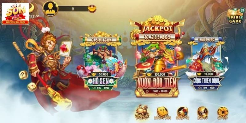 Tây Du Thần Khí Sunwin có cách chơi đơn giản như bao game nổ hũ khác