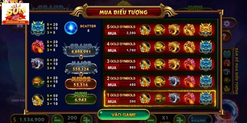 Các bước thực hiện cá cược và chinh phục tựa game Thần Thú 4 tại Sunwin